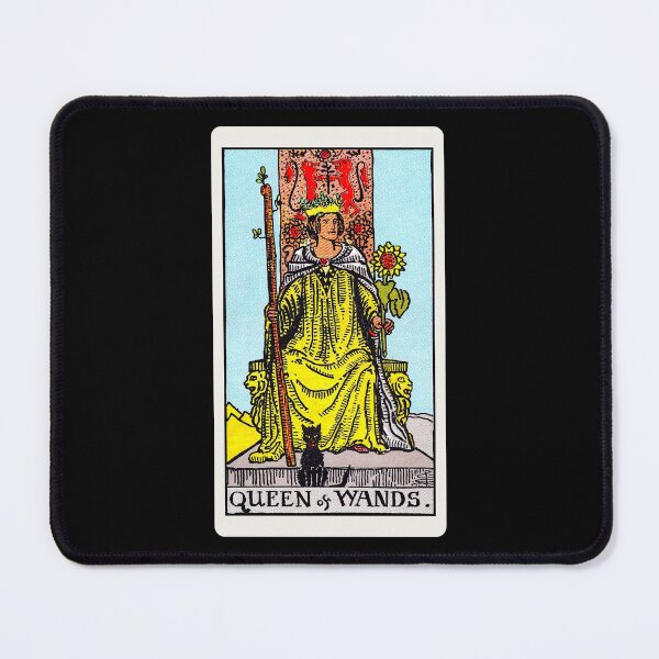 Item preview, Card #34 - Queen Of Wands - Rider Waite Smith Tarot designed and sold by ABSTRACT-IVISM.