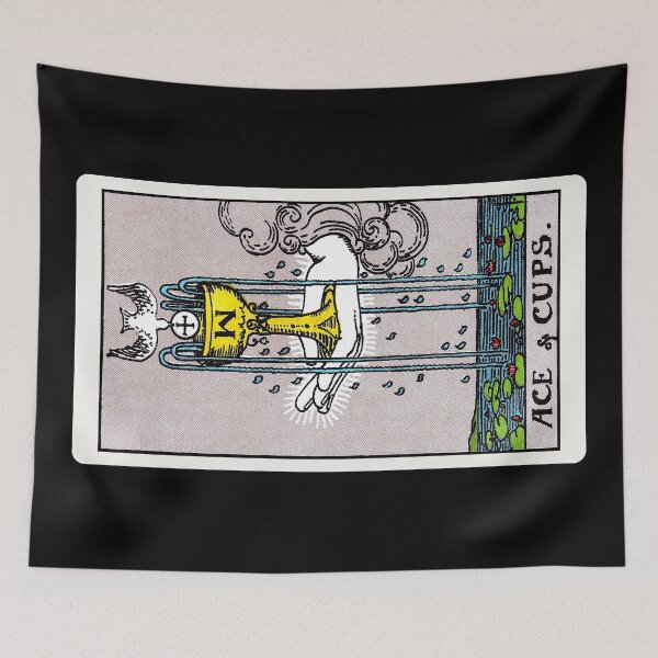 Item preview, Card #36 - Ace Of Cups - Rider Waite Smith Tarot designed and sold by ABSTRACT-IVISM.