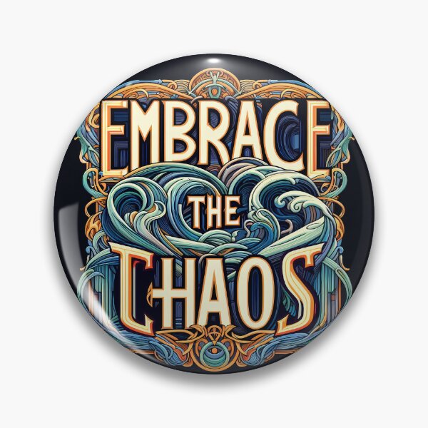 Item preview, Embrace the Chaos, typography designed and sold by maxmaj.