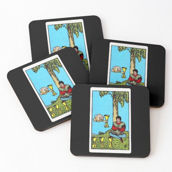 Item preview, Card #39 - Four Of Cups - Rider Waite Smith Tarot designed and sold by ABSTRACT-IVISM.