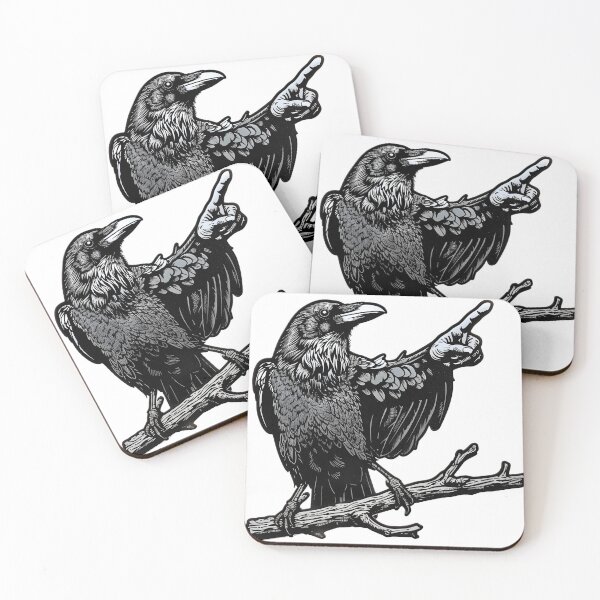 Item preview, NEVERMORE AGAIN : CROW NUMBER ONE version b  designed and sold by Zen Candy 3000 Travis Nicholas Zariwny.