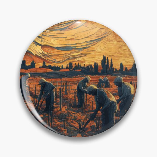 Item preview, Red Vineyard at Sunset designed and sold by badr530.