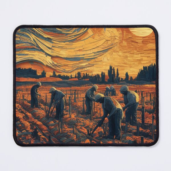 Item preview, Red Vineyard at Sunset designed and sold by badr530.