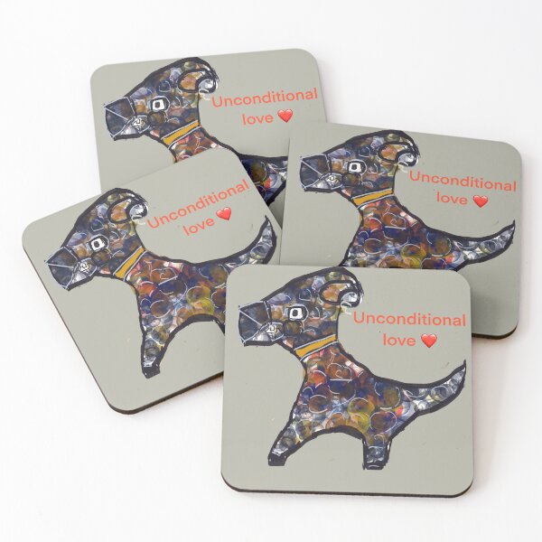 Item preview, Pets unconditional love, Doggy in miniature , Abstract designed and sold by Constanta Paraschivescu.
