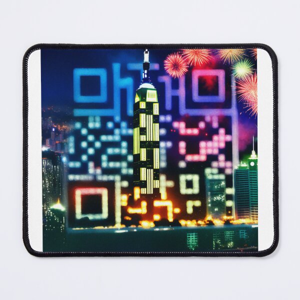 Item preview, Taiwan Tourism Administration QR code Taiwan flag Taipei 101 and fireworks image designed and sold by AsianWalking.