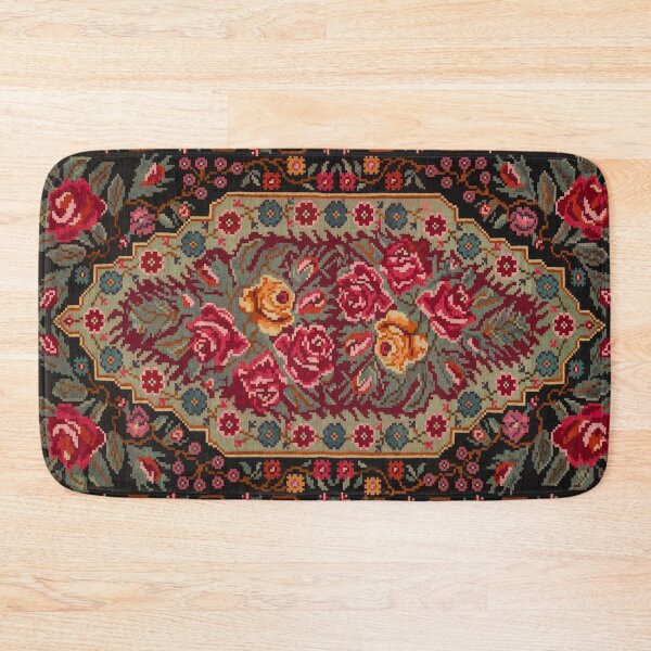 Item preview, Antique Karabakh Flower Patterned designed and sold by DehaArt.