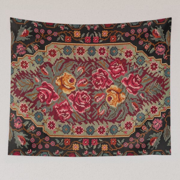 Item preview, Antique Karabakh Flower Patterned designed and sold by DehaArt.