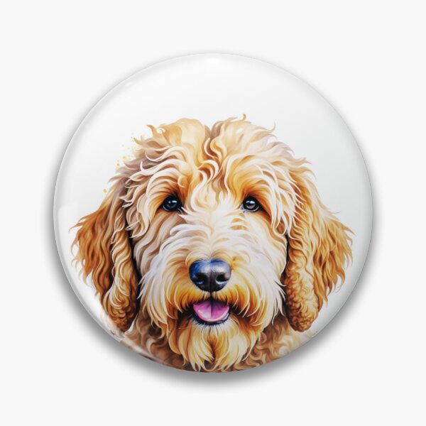 Item preview, Goldendoodle Dog Face designed and sold by ChaosReigns91.