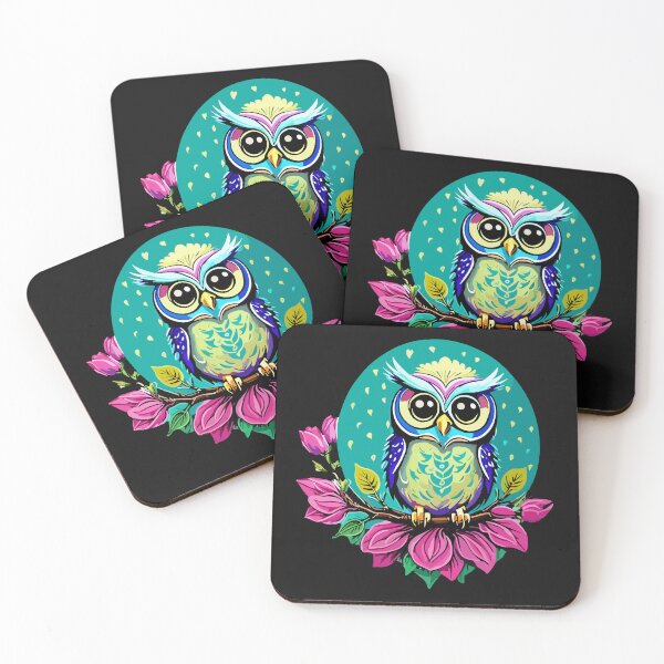 Item preview, Cute blue owl, clip art. designed and sold by Sch1Stickers.