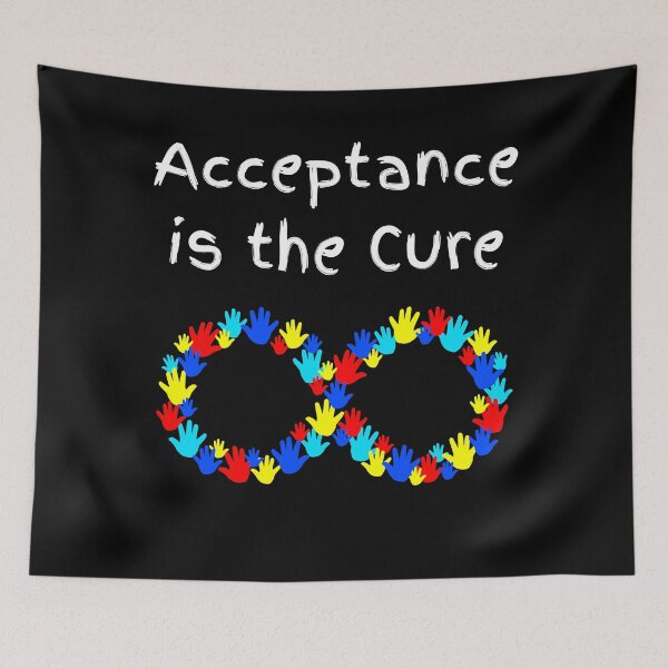 Item preview, Acceptance is the Cure - Playful with  "Hands on the Spectrum" designed and sold by 3DAF.