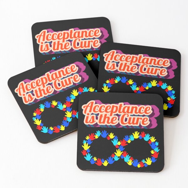 Item preview, Acceptance is the Cure - Vegas with  "Hands on the Spectrum" designed and sold by 3DAF.