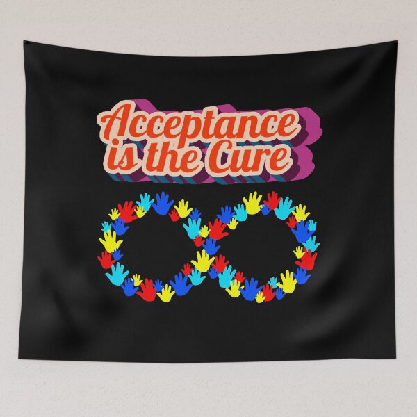 Item preview, Acceptance is the Cure - Vegas with  "Hands on the Spectrum" designed and sold by 3DAF.
