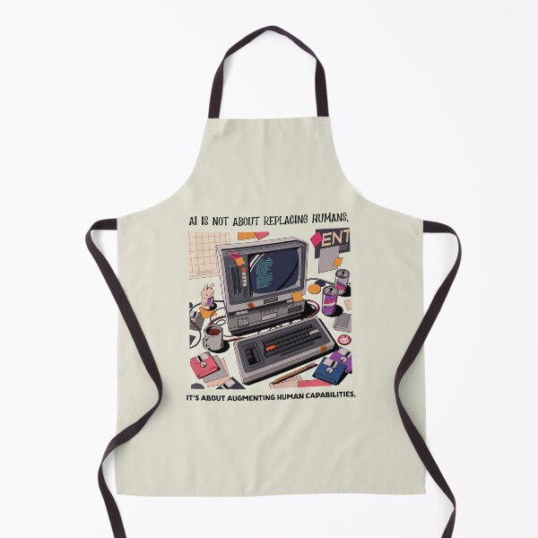 Item preview, AI is not about replacing humans, it's about augmenting human capabilities. #AI #AILover #ArtificiallyIntelligent #SmartLife designed and sold by Anna Halasek.