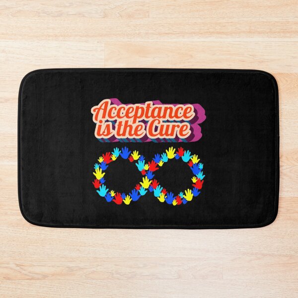 Item preview, Acceptance is the Cure - Varsity with  "Hands on the Spectrum" designed and sold by 3DAF.
