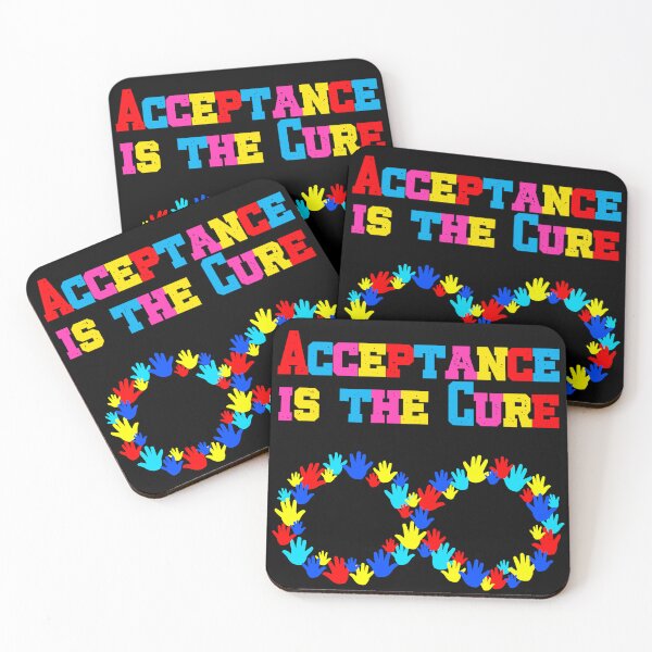 Item preview, Acceptance is the Cure - Varsity with  "Hands on the Spectrum" designed and sold by 3DAF.
