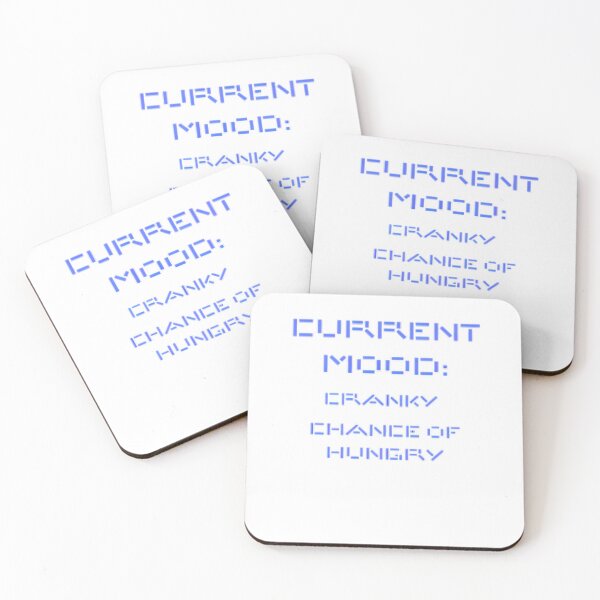 Item preview, "Current mood: Cranky with a chance of hungry." designed and sold by aleister crowley.