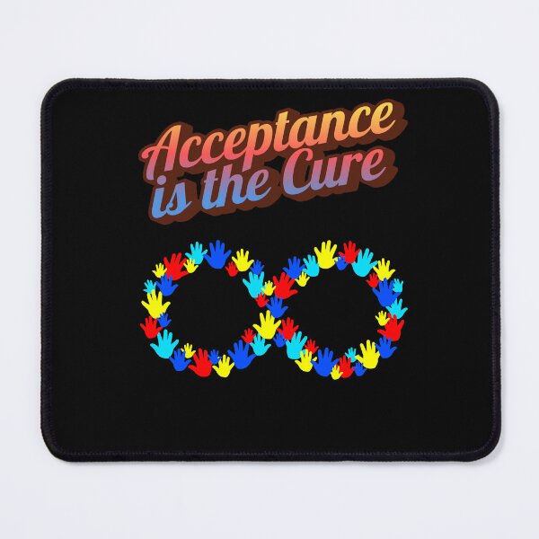 Item preview, Copy of Acceptance is the Cure - Postcard Glow with "Hands on the Spectrum" designed and sold by 3DAF.
