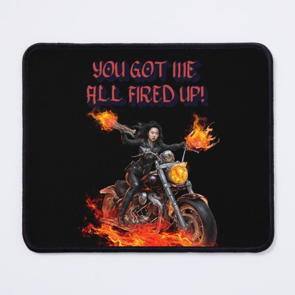 Item preview, You Got Me All Fired Up! Halloween Biker's Design designed and sold by signshirtz.