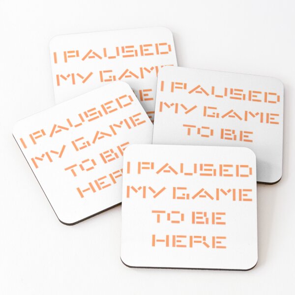 Item preview, "I paused my game to be here" designed and sold by aleister crowley.