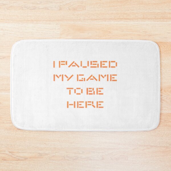 Item preview, "I paused my game to be here" designed and sold by aleister crowley.