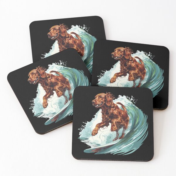 Item preview, Surfing Irish Setter designed and sold by VelvetRoom.