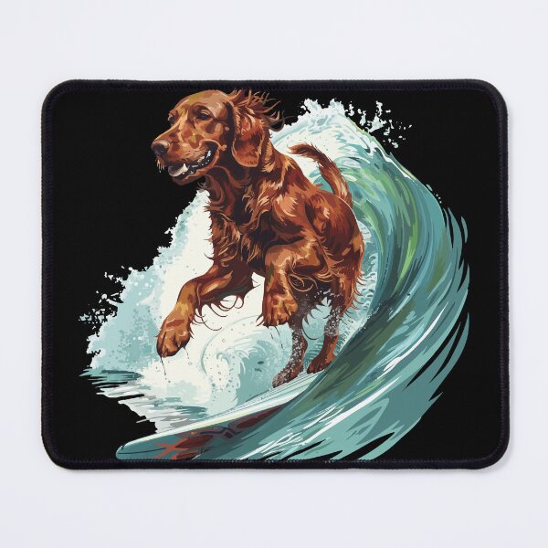 Item preview, Surfing Irish Setter designed and sold by VelvetRoom.