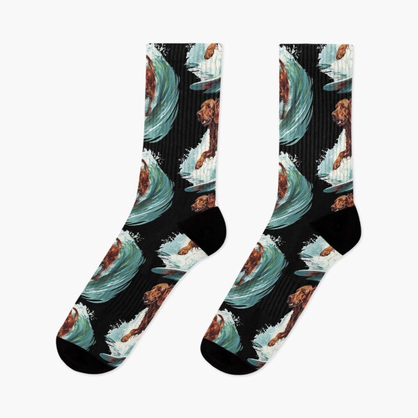 Item preview, Surfing Irish Setter designed and sold by VelvetRoom.