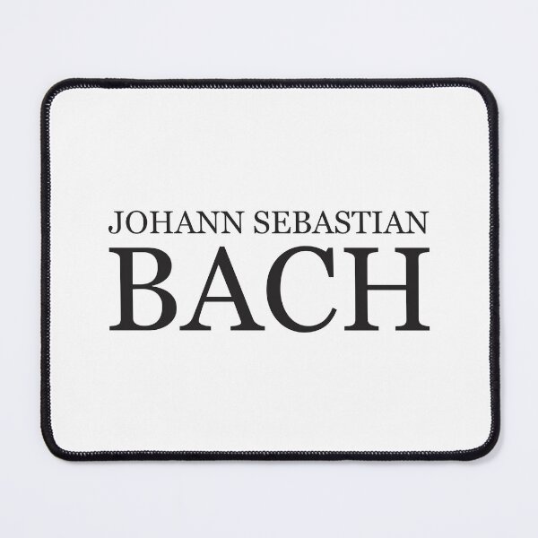 Item preview, Johann Sebastian Bach - TNR - Black - RB designed and sold by GrandArtists.