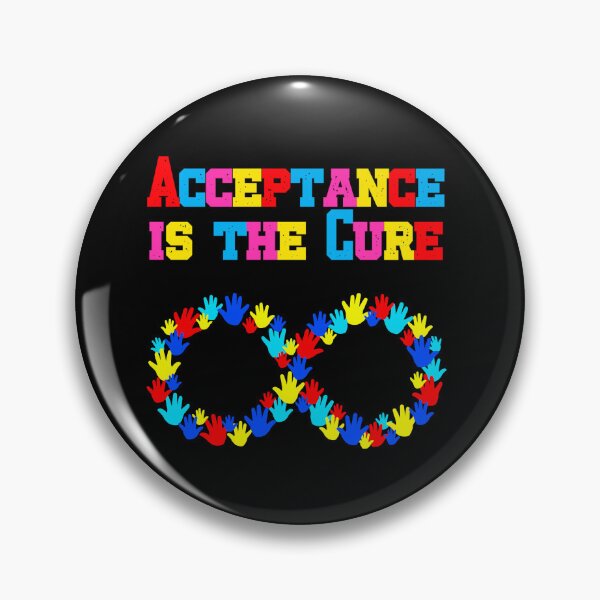 Item preview, Acceptance is the Cure - Varsity with  "Hands on the Spectrum" designed and sold by 3DAF.