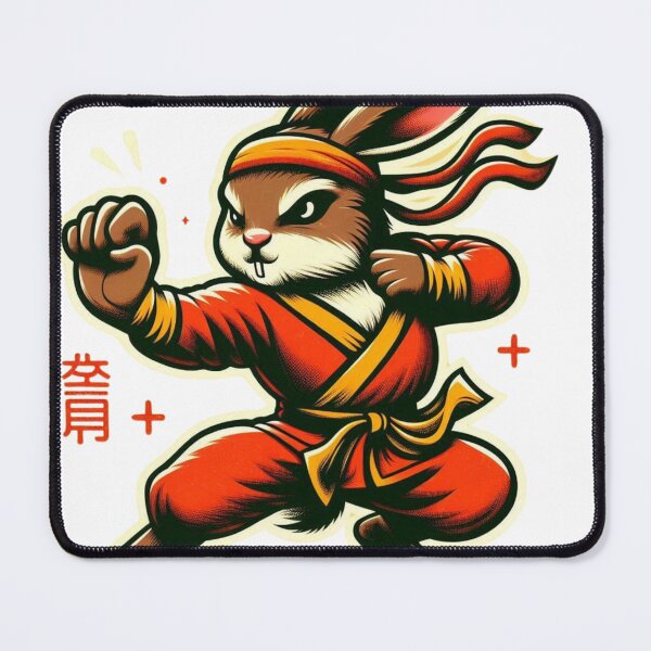 Item preview, Bunny Rabbit Martial Arts Training designed and sold by silklotus.