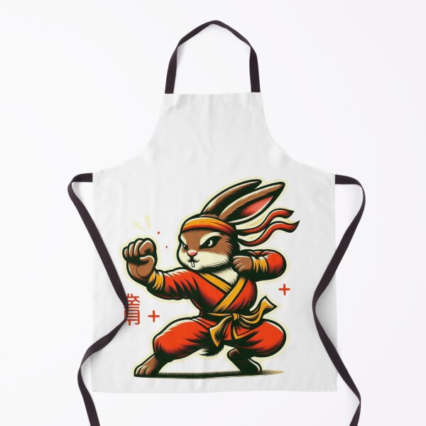 Item preview, Bunny Rabbit Martial Arts Training designed and sold by silklotus.