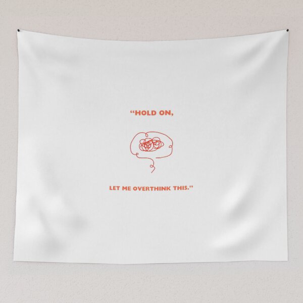 Item preview, "Hold on, let me overthink this." designed and sold by aleister crowley.