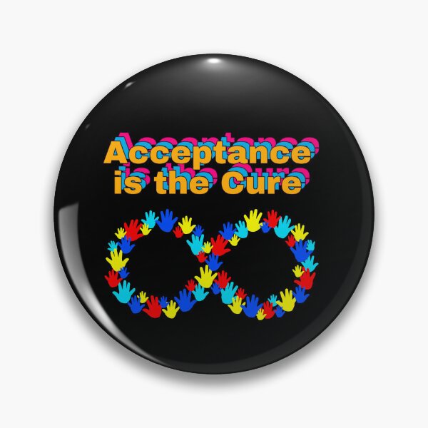 Item preview, Acceptance is the Cure - Shadow with  "Hands on the Spectrum" designed and sold by 3DAF.