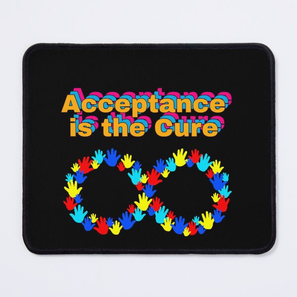 Item preview, Acceptance is the Cure - Shadow with "Hands on the Spectrum" designed and sold by 3DAF.