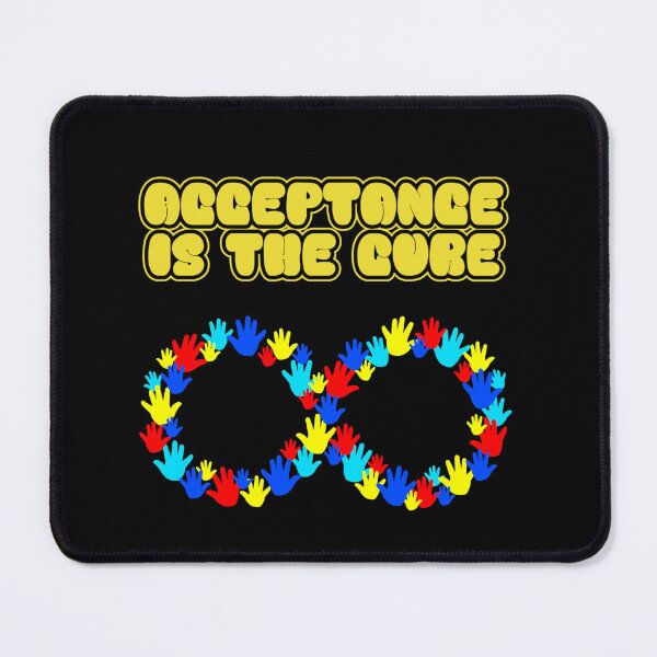 Item preview, Acceptance is the Cure - Bubble with "Hands on the Spectrum" designed and sold by 3DAF.
