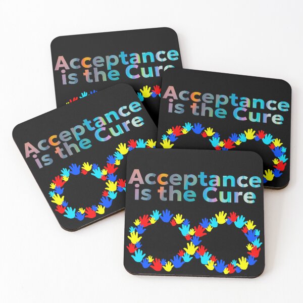 Item preview, Acceptance is the Cure - Serene Sea with "Hands on the Spectrum" designed and sold by 3DAF.