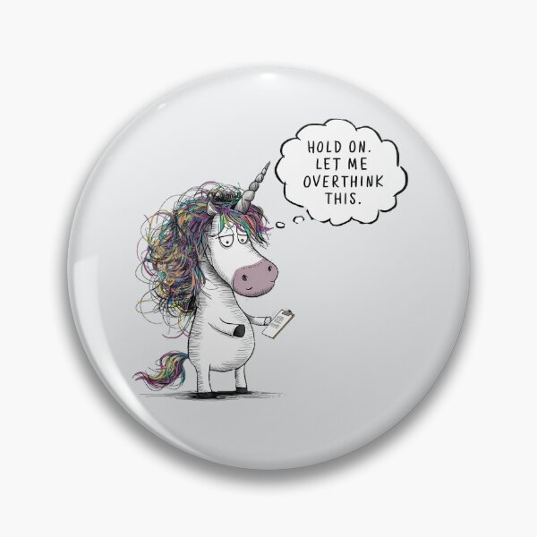 Item preview, Overthinking Unicorn designed and sold by RedTamah.