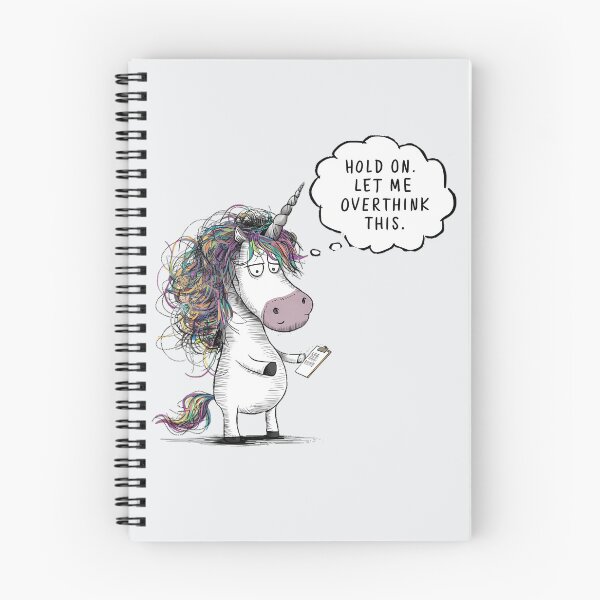 Item preview, Overthinking Unicorn designed and sold by RedTamah.