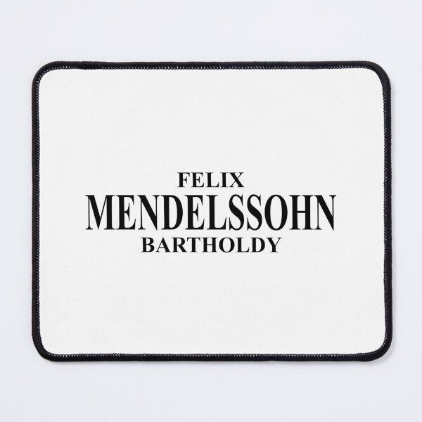 Item preview, Jakob Ludwig Felix Mendelssohn Bartholdy - TNR - Black - RB designed and sold by GrandArtists.