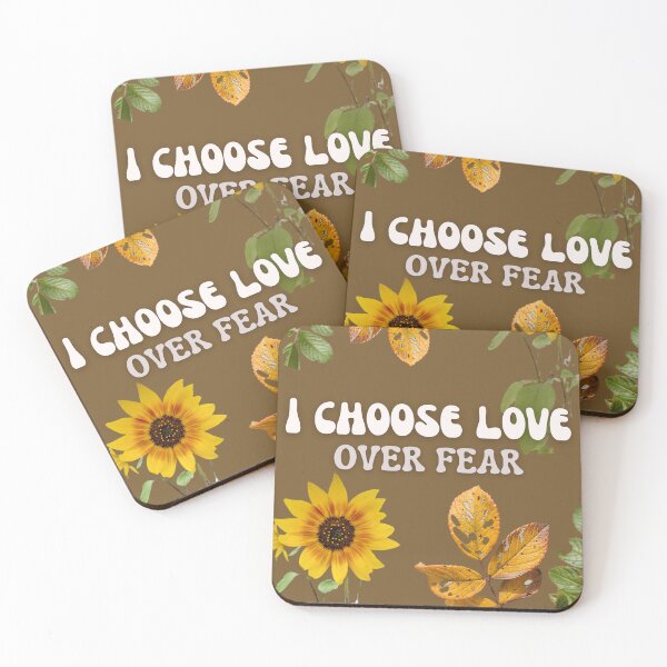 Item preview, Choose love over fear  designed and sold by Trippytreetrail.
