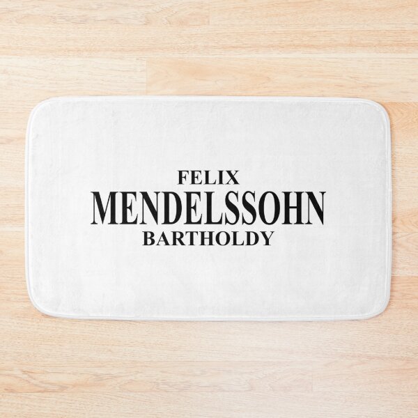 Item preview, Jakob Ludwig Felix Mendelssohn Bartholdy - TNR - Black - RB designed and sold by GrandArtists.