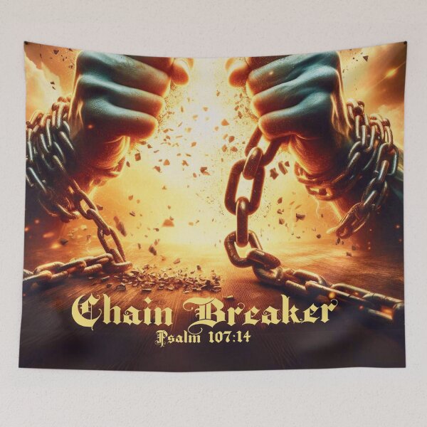 Item preview, Divine Liberation: God is the Chain Breaker - Psalm 107:14 designed and sold by jglobal360.