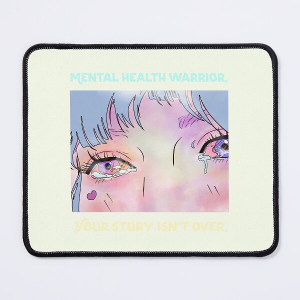 Item preview, Mental health warrior. #MentalHealth #SelfLove #BreakTheStigma designed and sold by Anna Halasek.