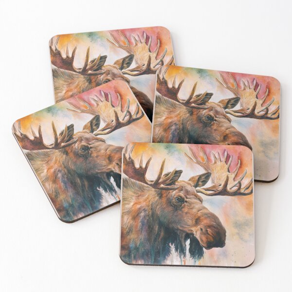 Item preview, Watercolor Moose designed and sold by RWCarpenter.