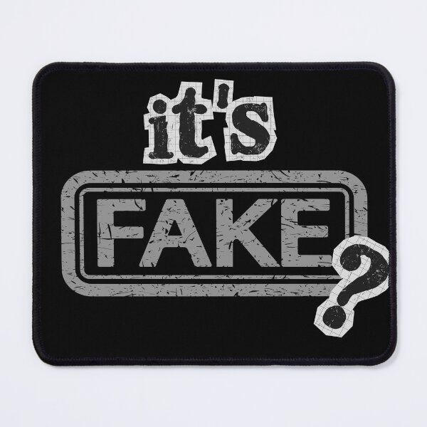 Item preview, Camiseta divertida sarcástica con texto en inglés y estampado  "It’s Fake?”. designed and sold by SamanthaCreate.