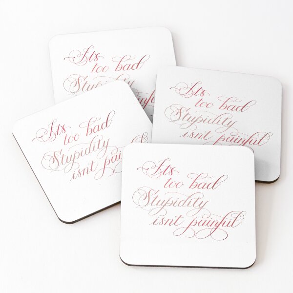 Item preview, Too bad stupidity isn’t painful designed and sold by Sassmouthpress.