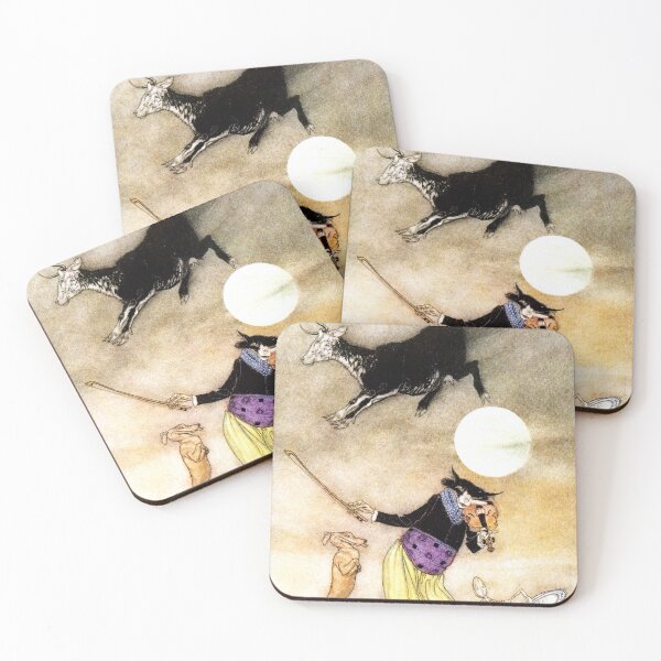 Item preview, The Cat and the Fiddle - Arthur Rackham designed and sold by forgottenbeauty.