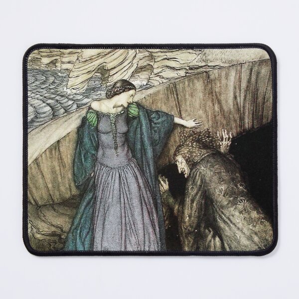 Item preview, Merlin and Vivien - Arthur Rackham designed and sold by forgottenbeauty.