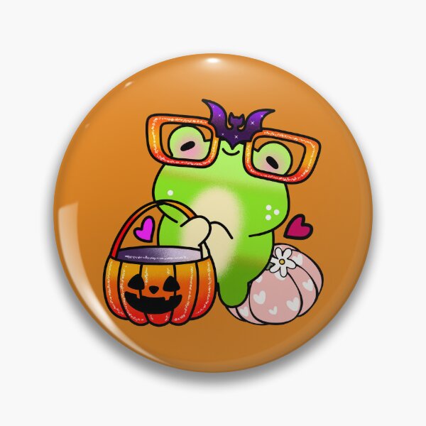 Item preview, Kawaii cute halloween frog designed and sold by Quacktails.