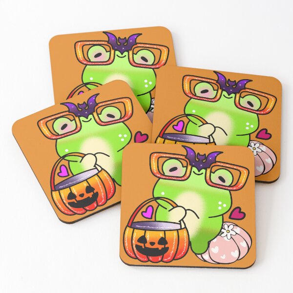 Item preview, Kawaii cute halloween frog designed and sold by Quacktails.